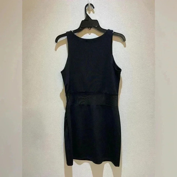 JustFab Kennedy Cut Out Mini Dress Casual Black Size L - Picture 6 of 10